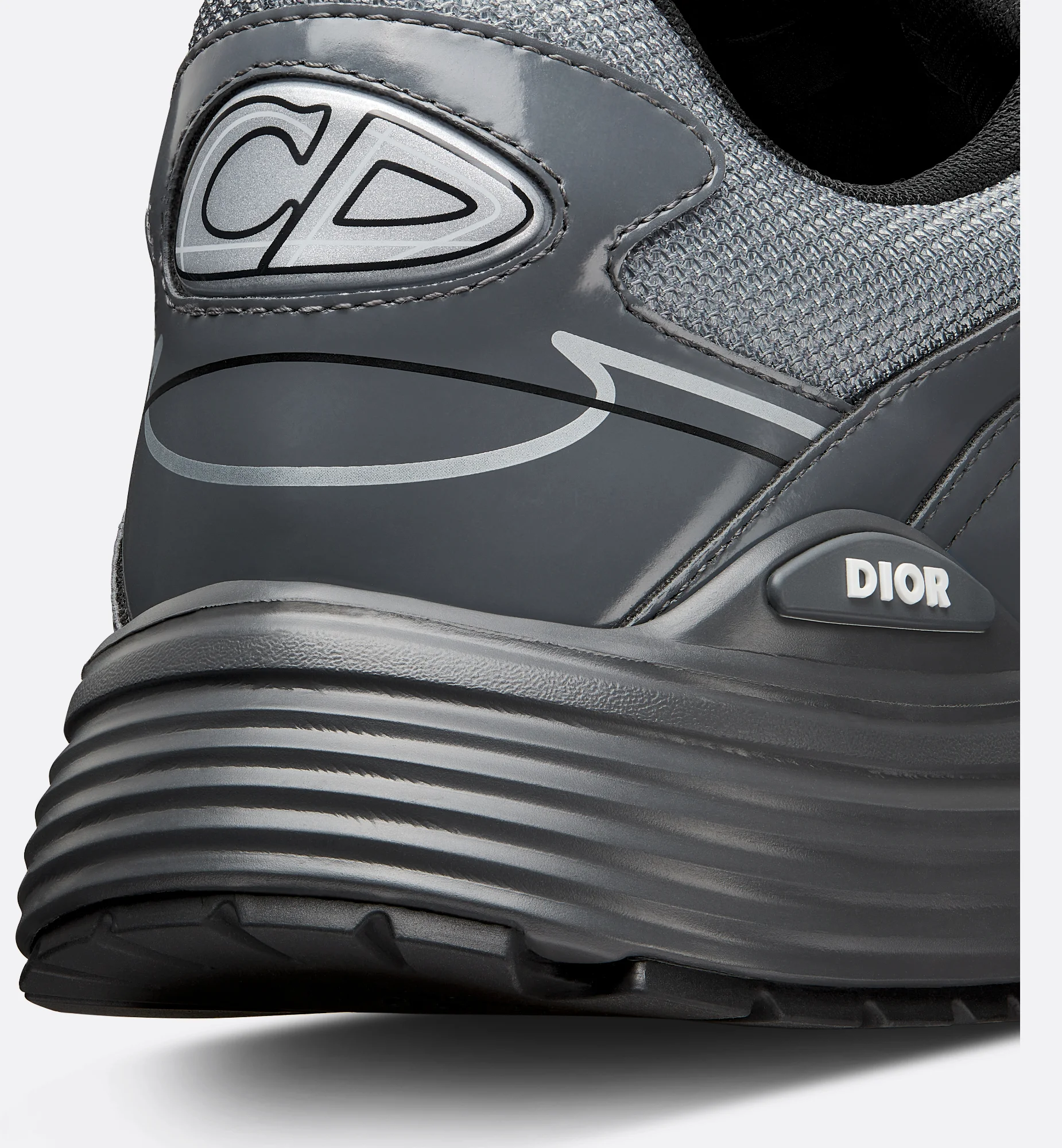 Dior Black and Gray Athletic Shoes 750 cash now or 650 Dior Homme B30 Countdown Sneakers in Black – Ellie Belle main image 4