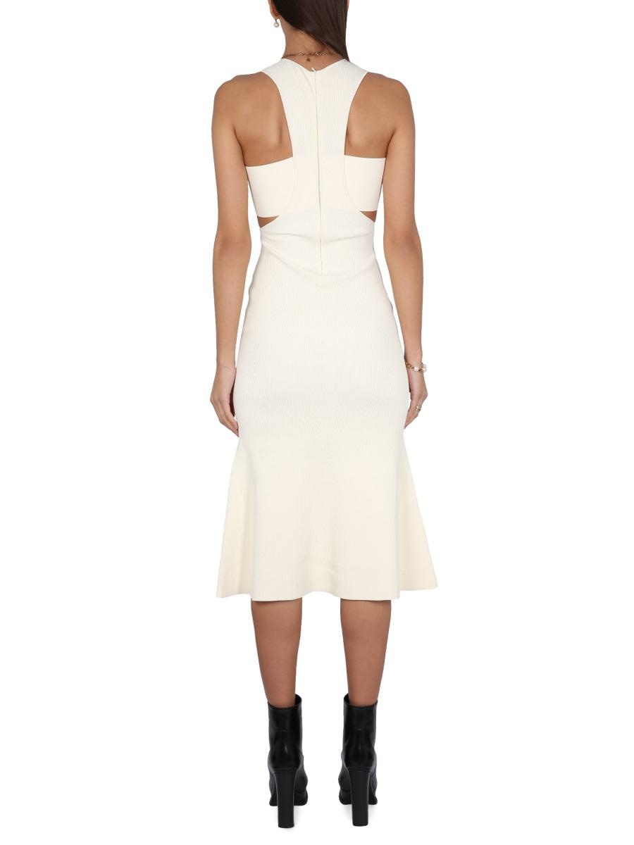 ALEXANDER MCQUEEN DRESS WITH HARNESS - 3