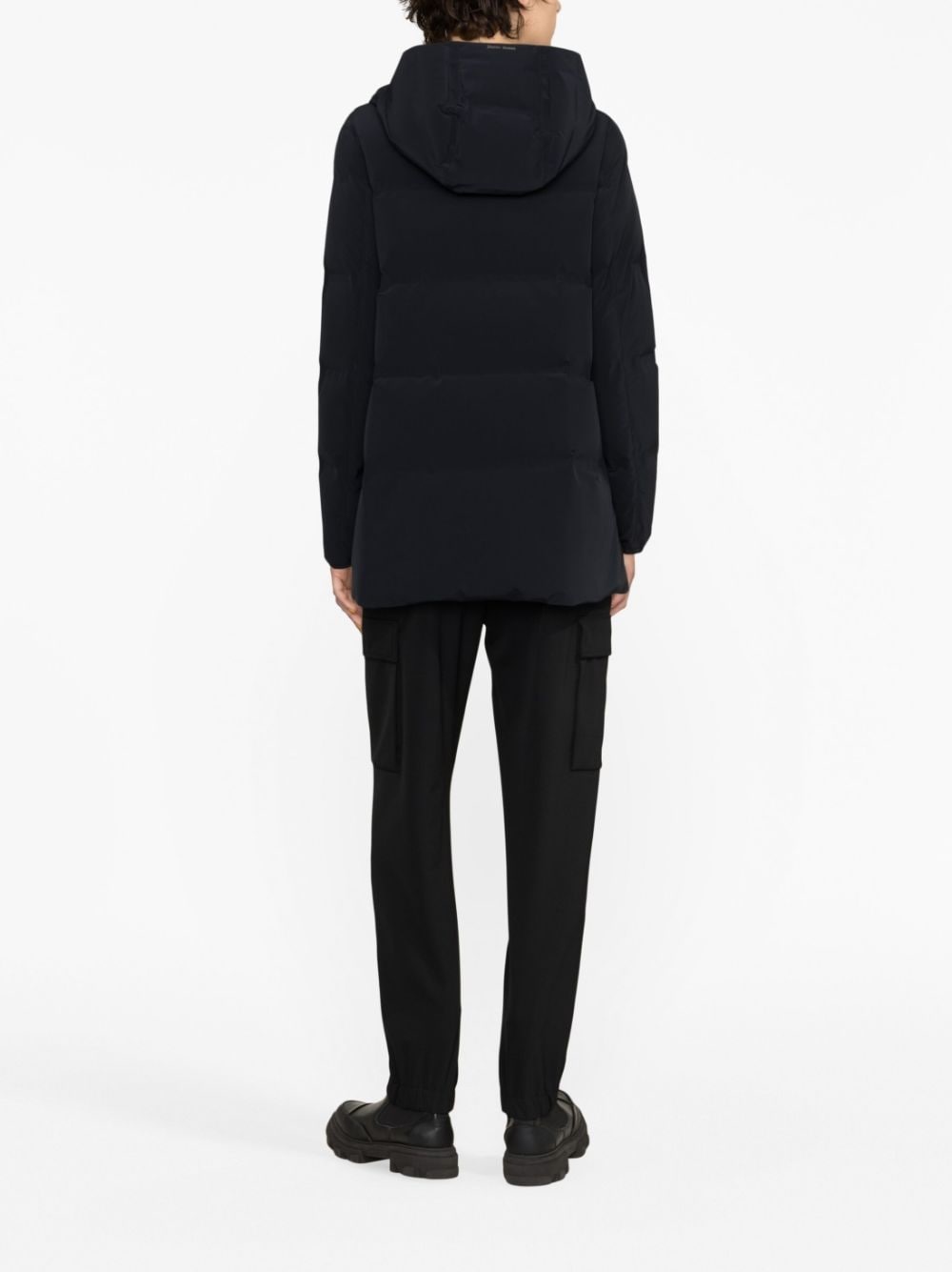 hooded puffer coat - 3