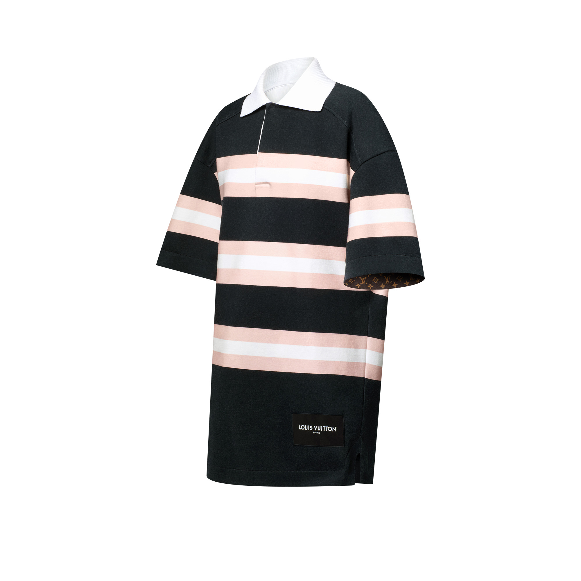 Chunky Stripes Polo Dress - 2