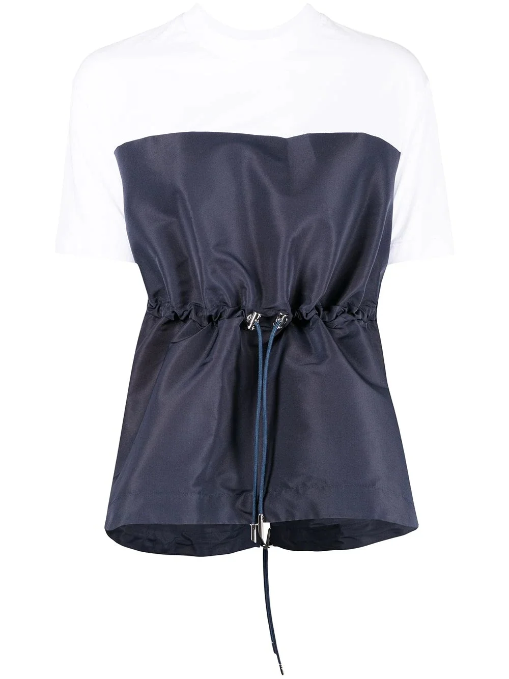 asymmetric drawstring top - 1