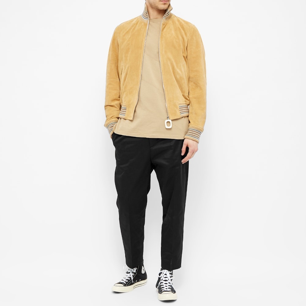 JW Anderson Long Sleeve Diagonal Panel Tee - 5