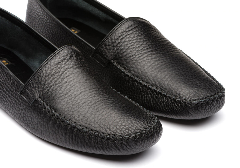 Limos 4 f 64
Daino Leather Grecian Slipper Black 4