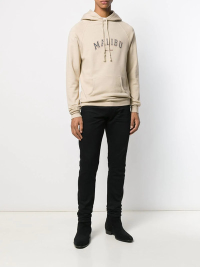 SAINT LAURENT Malibu logo hoodie outlook