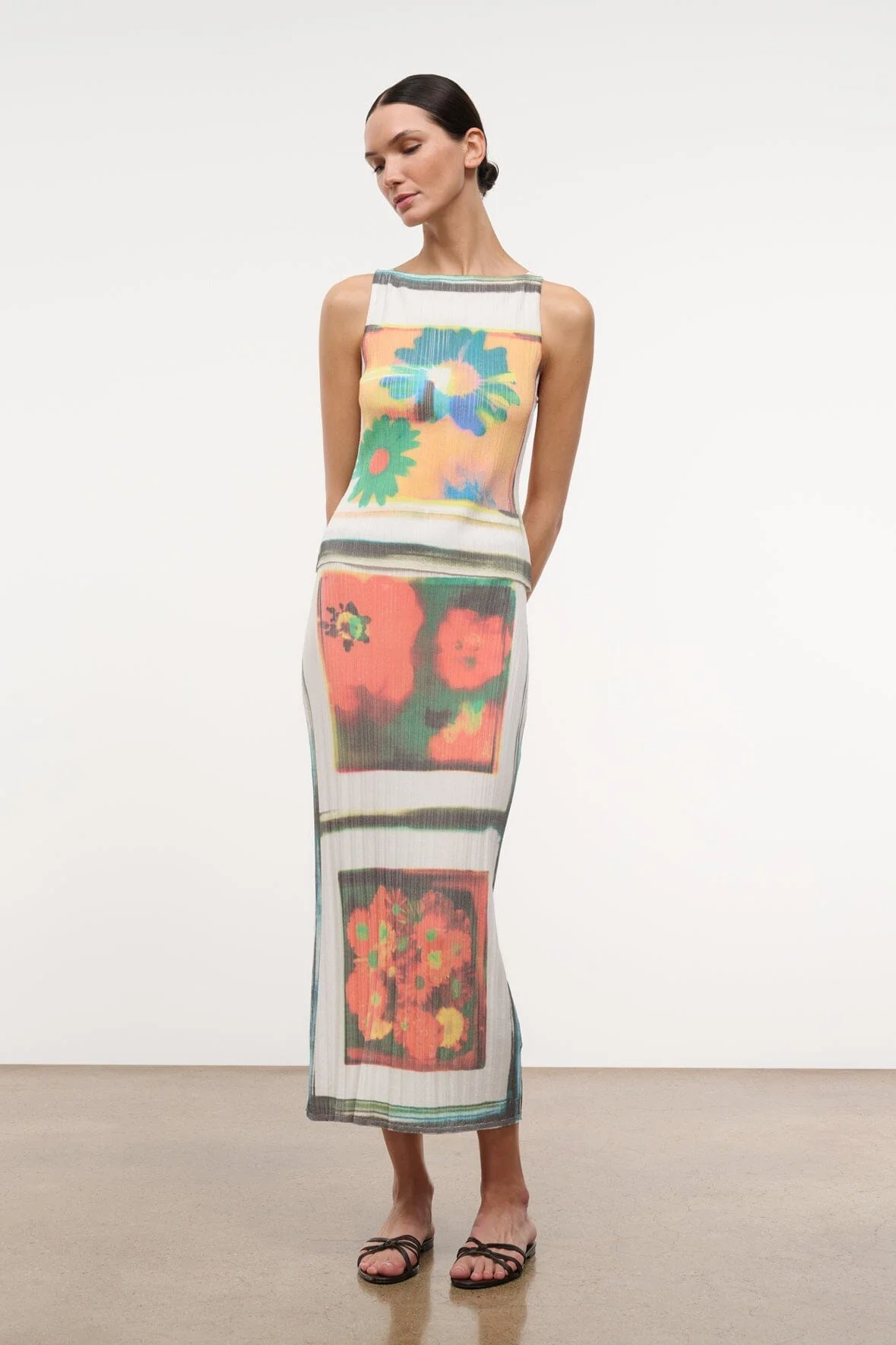 STAUD NOEMI SKIRT SUPERBLOOM SCARF - 1
