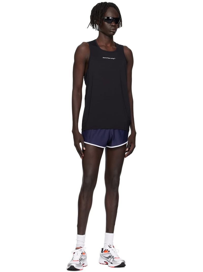 District Vision Black Ultralight Aloe Singlet Tank Top outlook