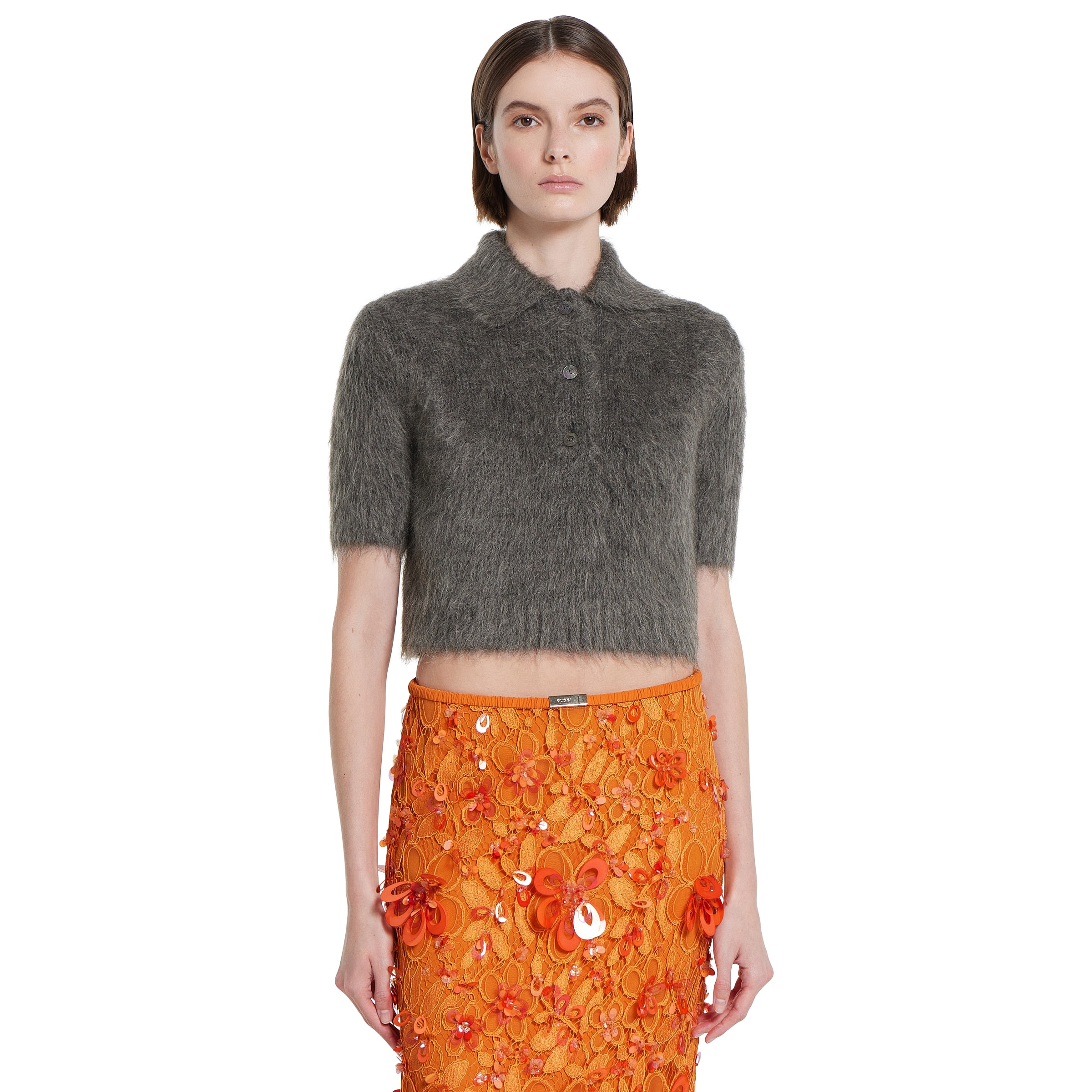 Brushed extra fine mohair top - 3