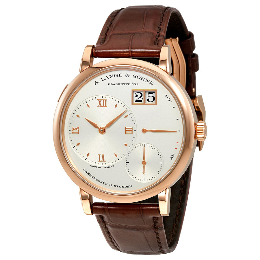 Pre-owned A. Lange & Sohne Grand Lange 1 Silver Dial Men's Watch 117.032 - 1