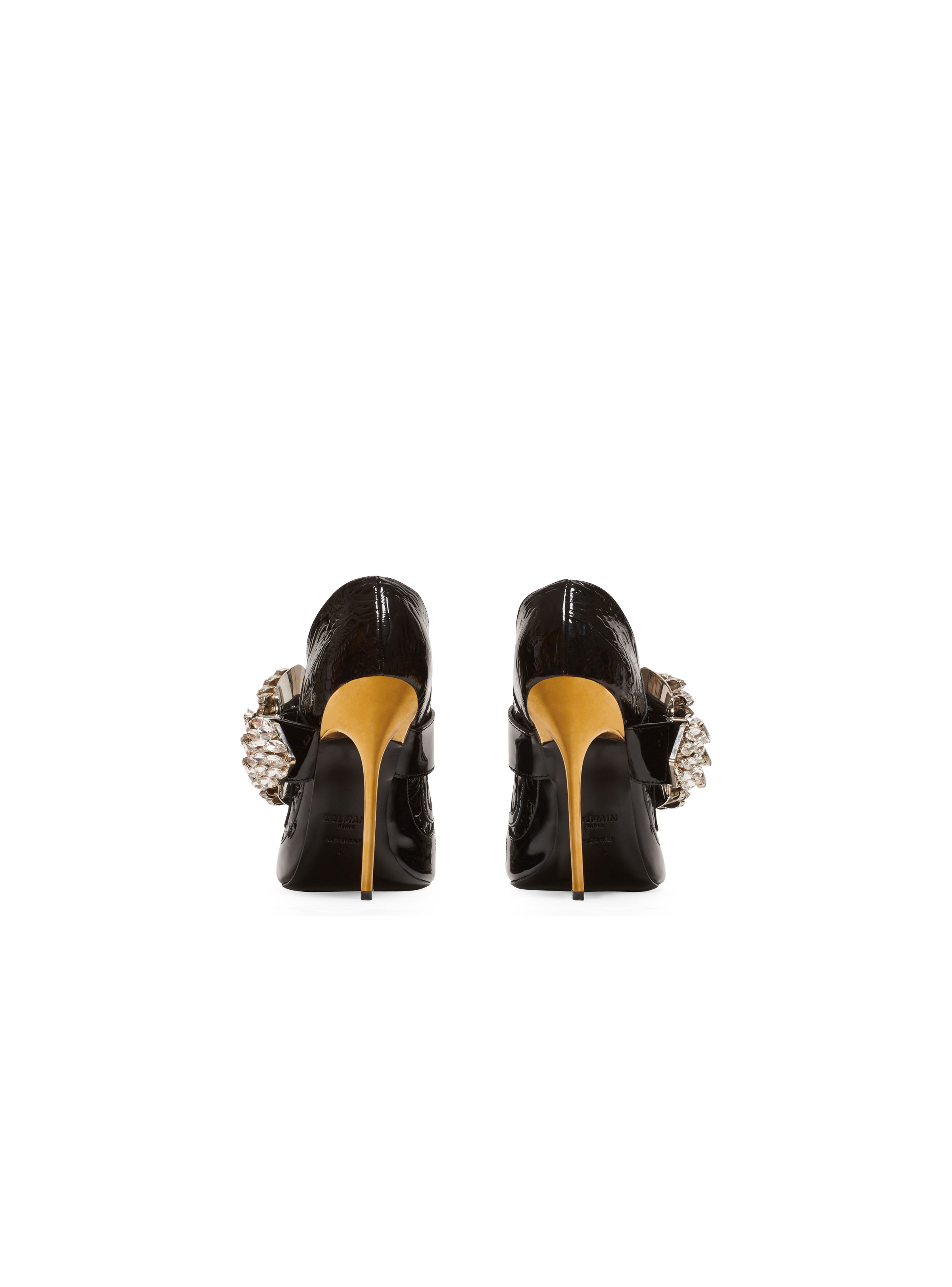 Clara Western patchwork patent leather pumps - 4