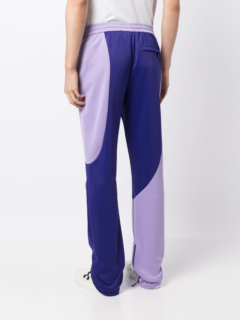 Wide Leg Colour Block Track Pants