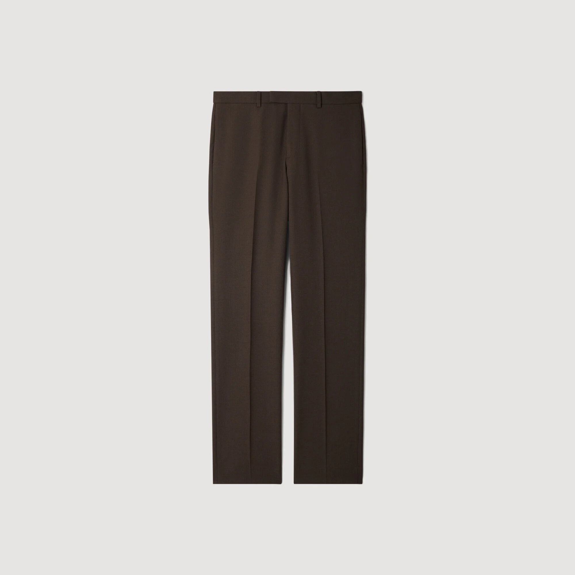 WOOL SUIT TROUSERS - 1