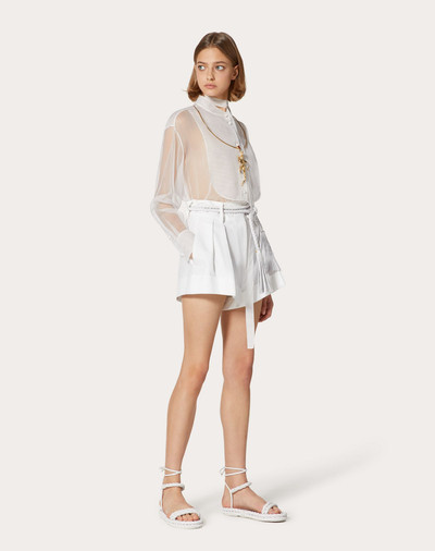 Valentino Organza Top outlook