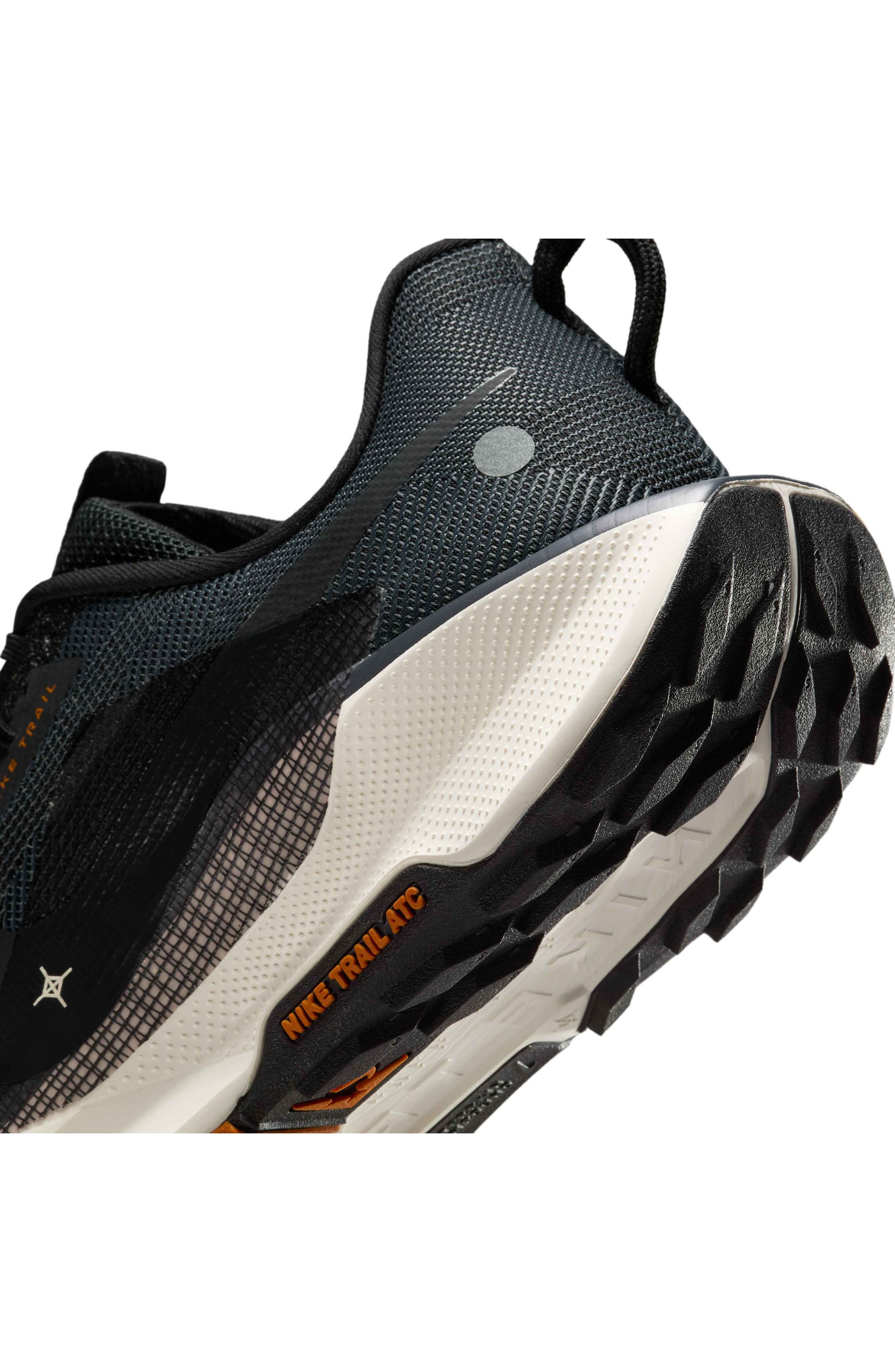 Nike ReactX Pegasus Trail 5 Running Shoe in Black/Pale Ivory at Nordstrom - 9