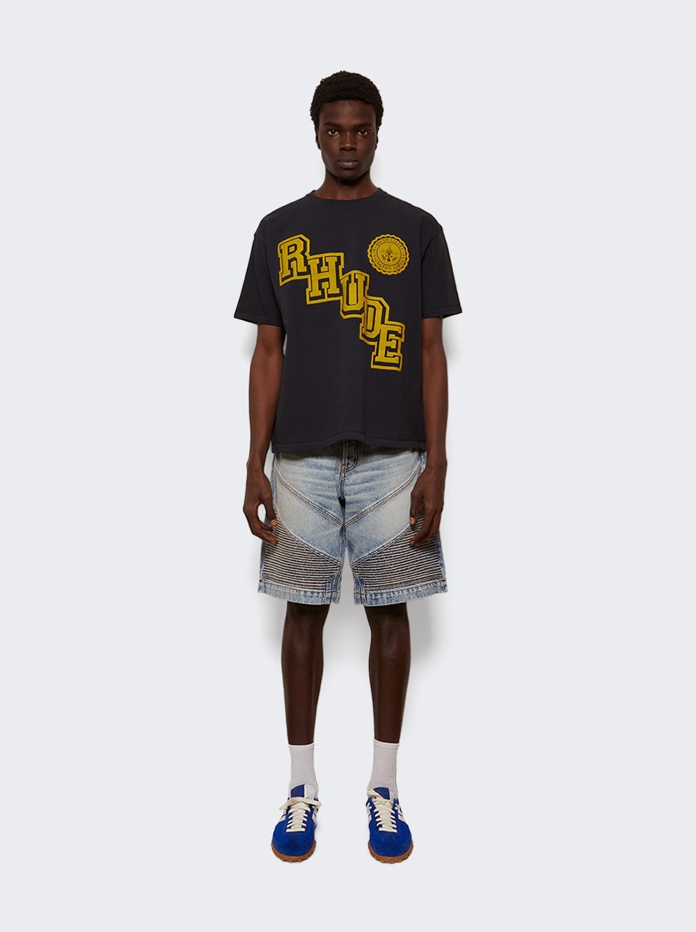Collegiate Crest Tee Vintge Black - 6