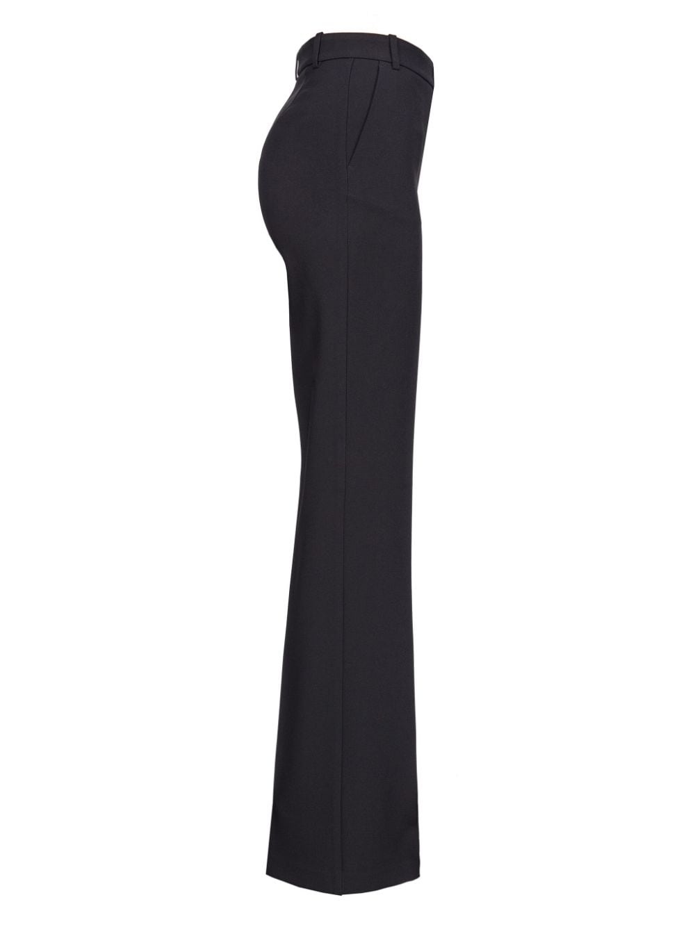 high-rise crepe trousers - 3