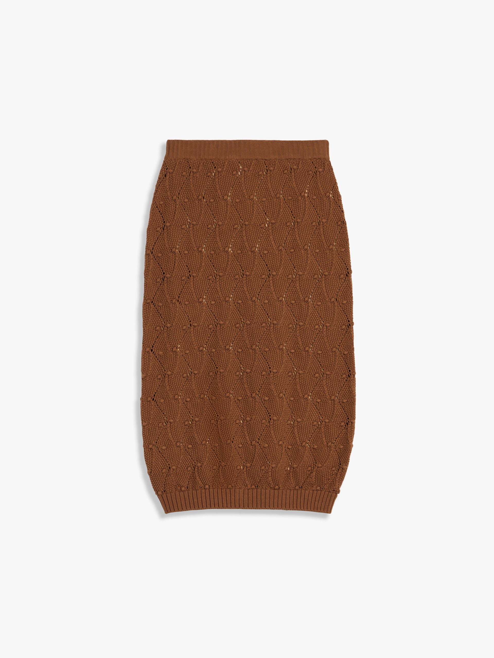 GOLOSO Argyle cotton-blend pencil skirt - 1
