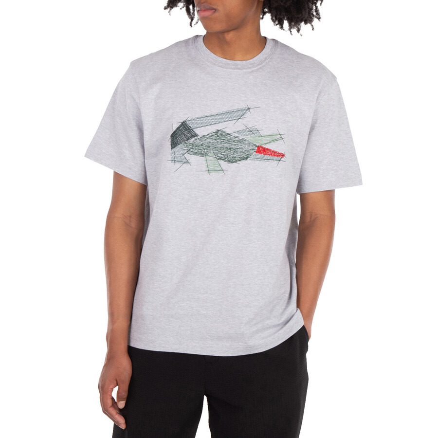 Lacoste Crocodile Graphic Cotton T-Shirt - 3