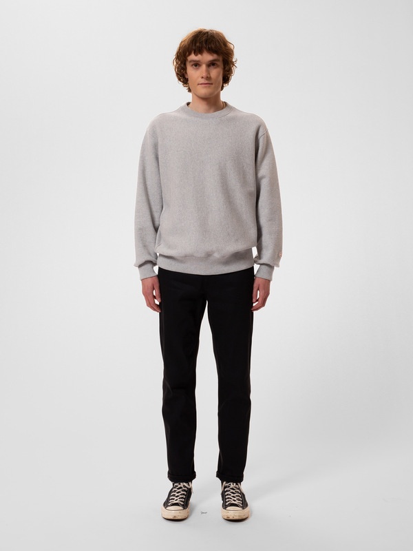 Hasse Sweater Crew Neck Greymelange - 2