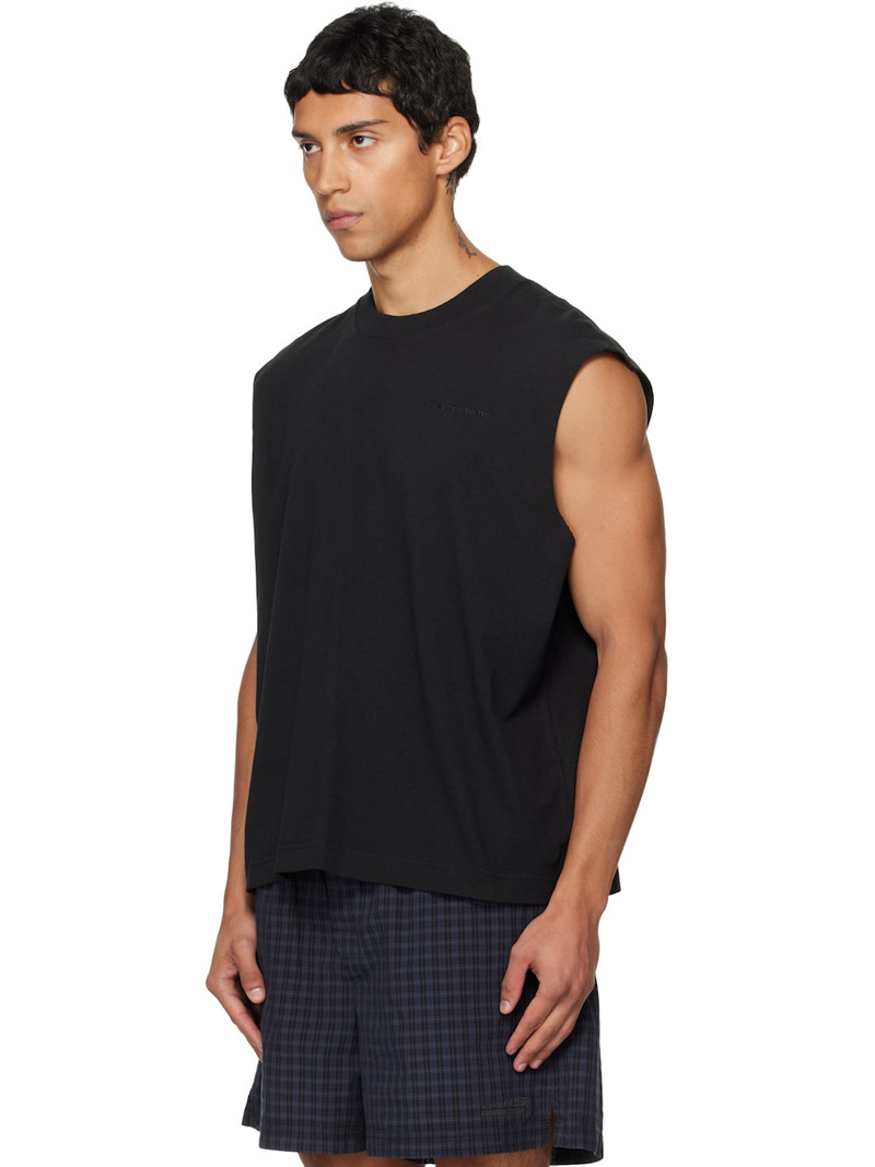 Alexander Wang Black Muscle Tank Top outlook