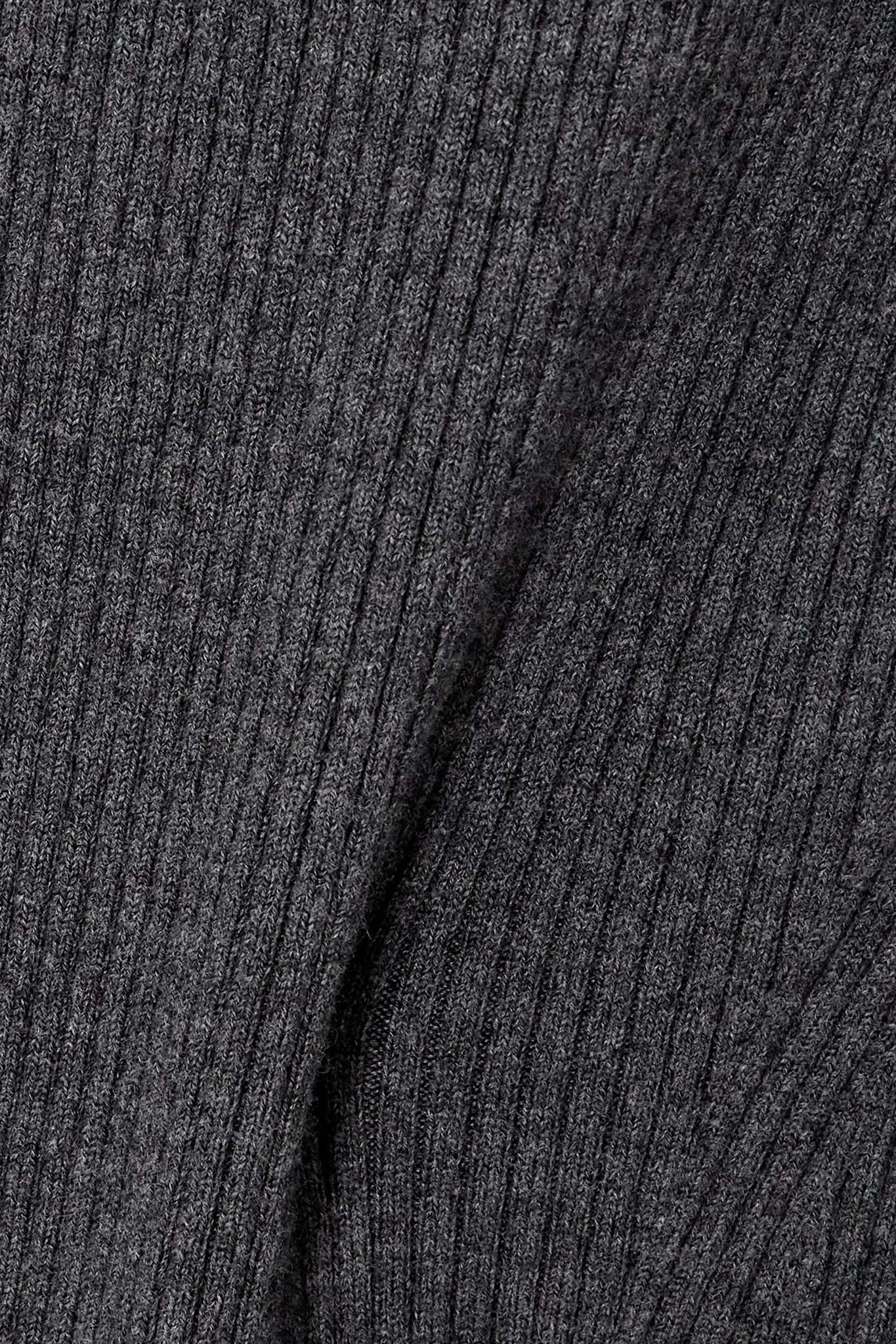 Ribbed wool-blend maxi dress - 5