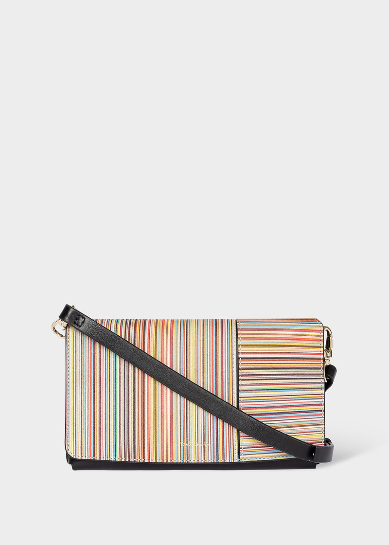 Women's 'Signature Stripe' Phone Bag 1