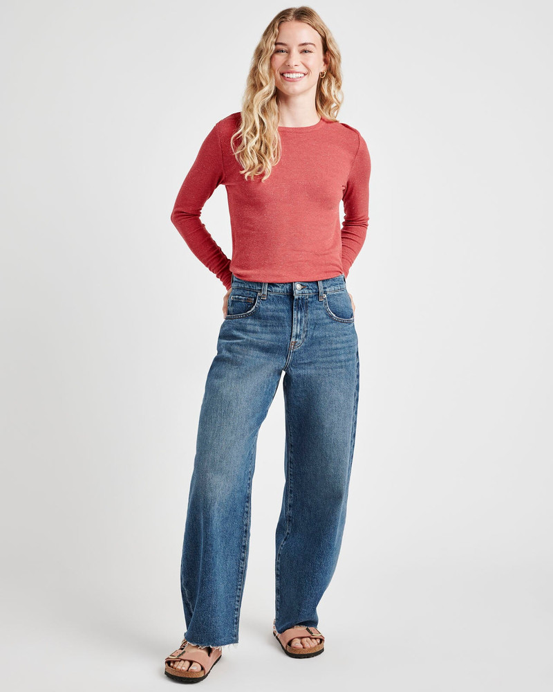 Isabella Eyelash Shimmer Long Sleeve Tee 5