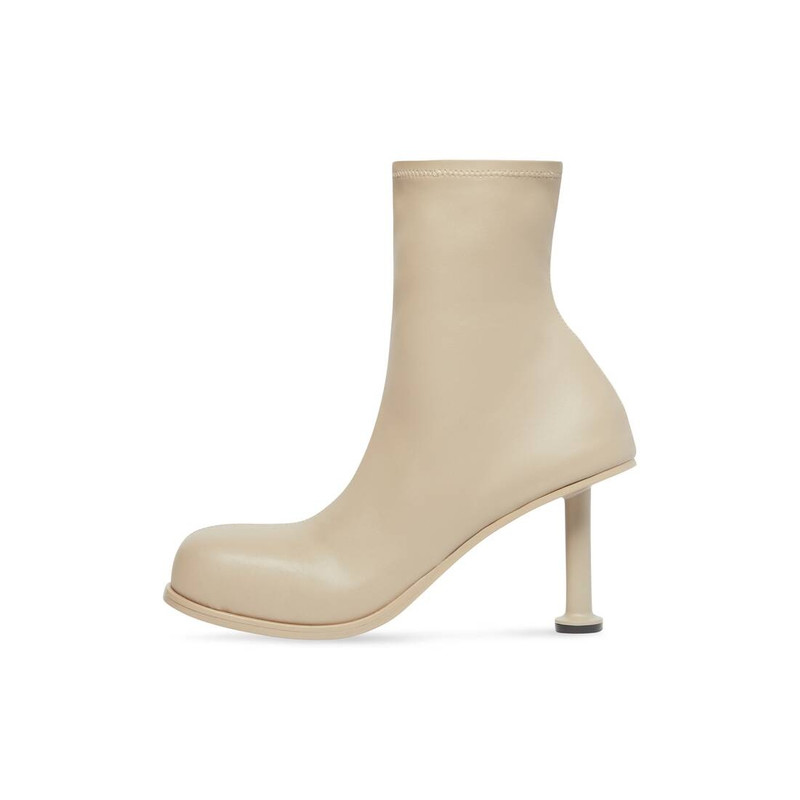 BALENCIAGA Women's Mallorca 80mm Bootie in Beige outlook