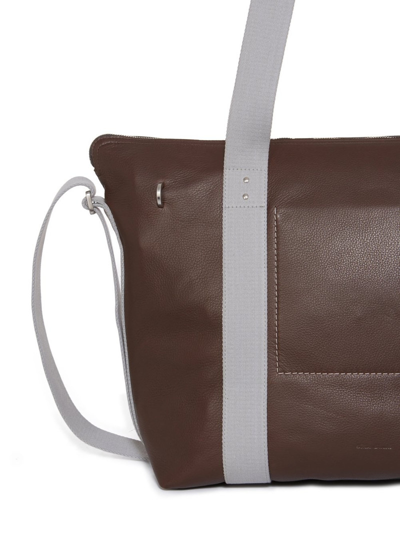Trolley Leather Tote Bag 4