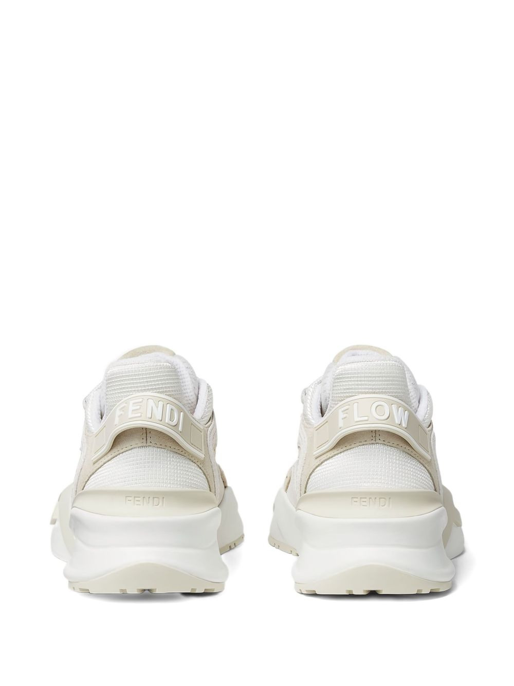 leather lace-up sneakers - 4