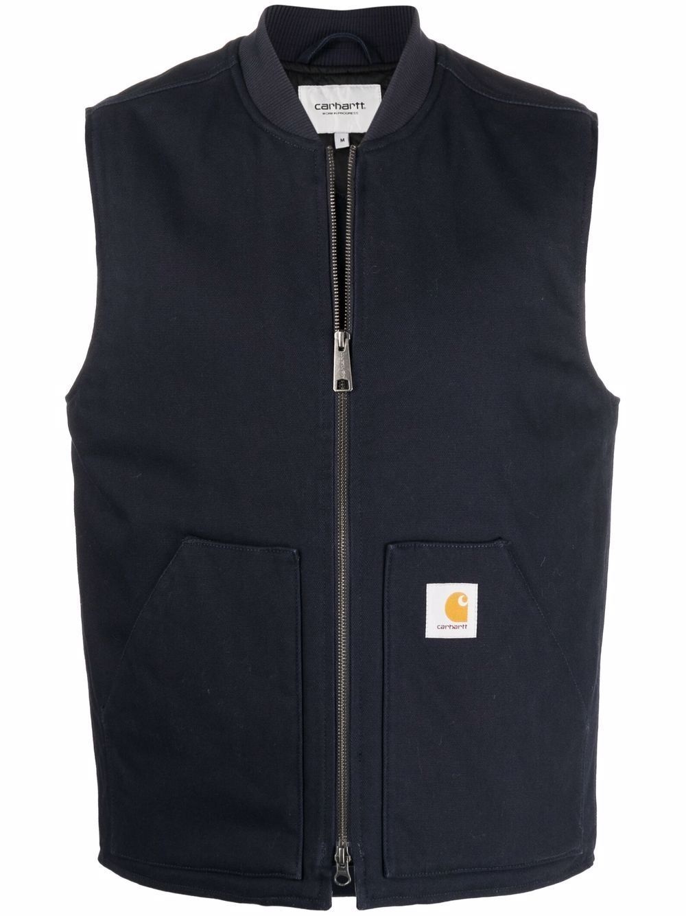 organic cotton quilted gilet - 1