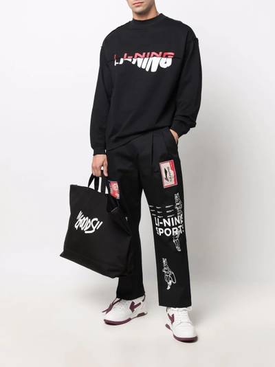 Li-Ning logo-print sweater outlook