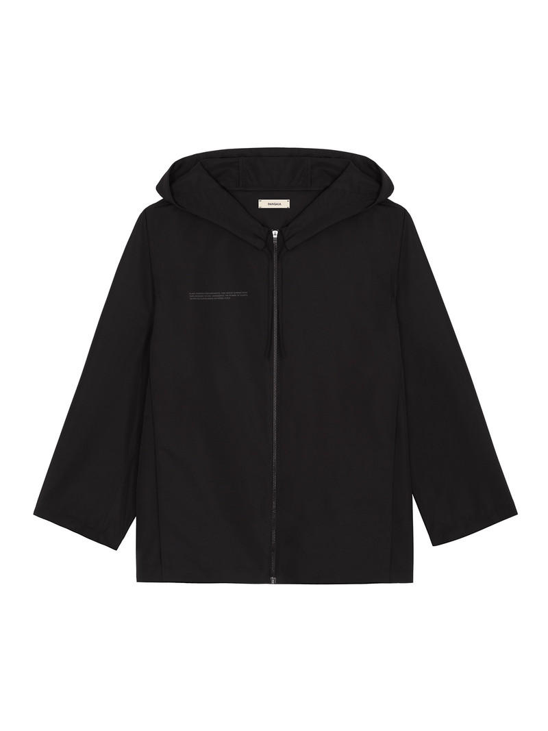 PANGAIA Women's (gaia)PLNT Nylon Jacket - Black outlook