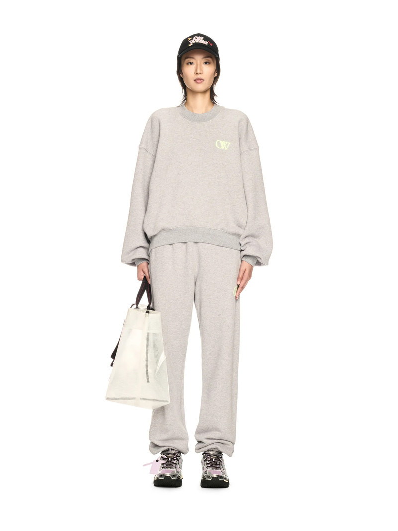 Off-White Gray Embroidered Ow Sweatshirt outlook