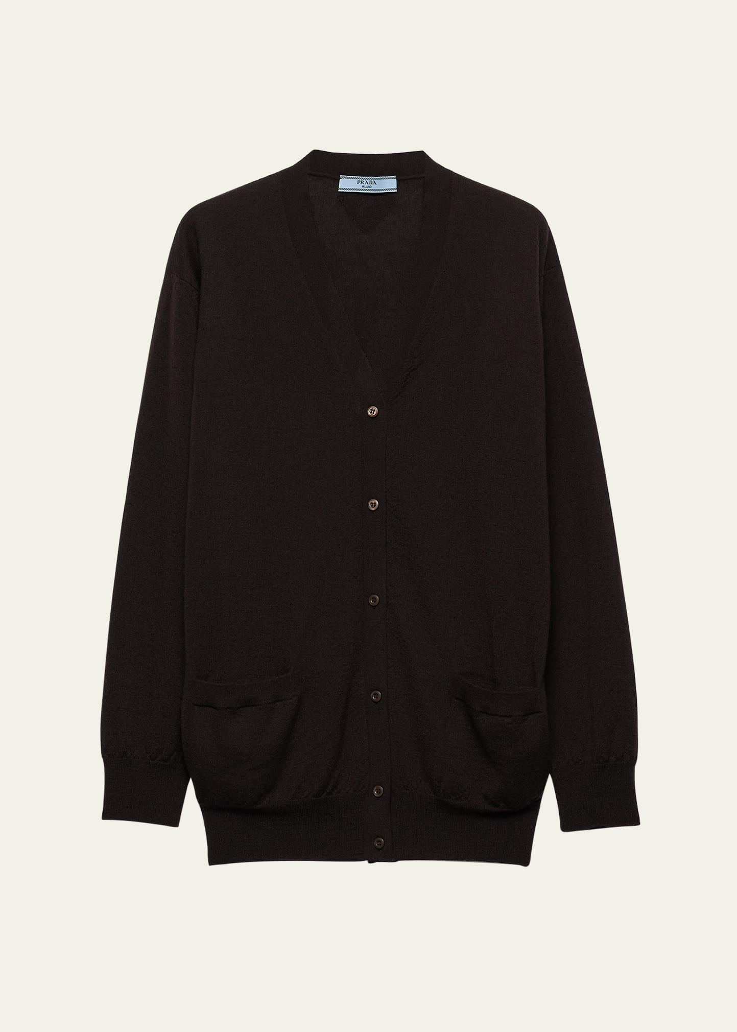 Superfine Cashmere V-Neck Cardigan - 1