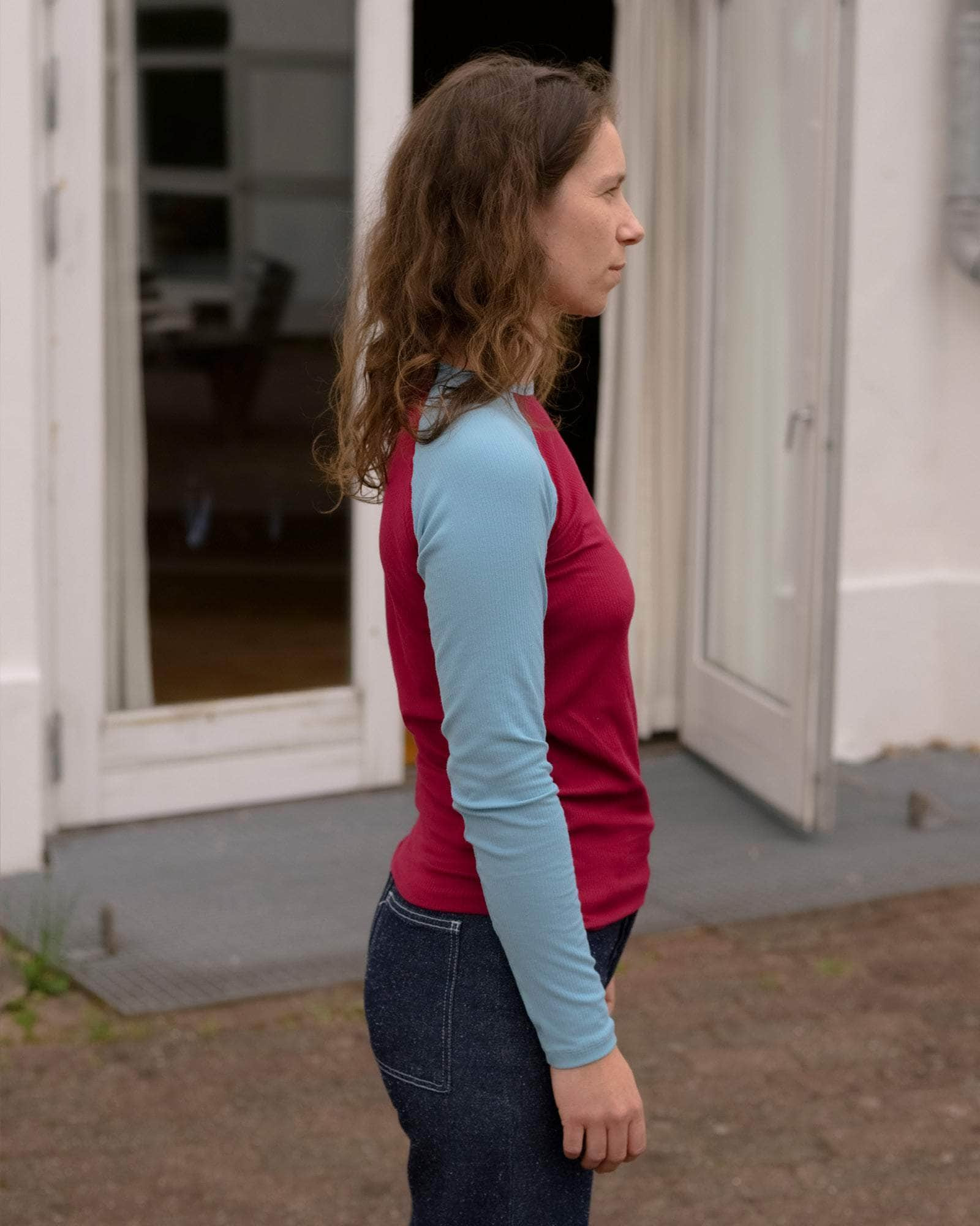 Gene Long Sleeve Tee - Fine Organic Cotton Rib - 3