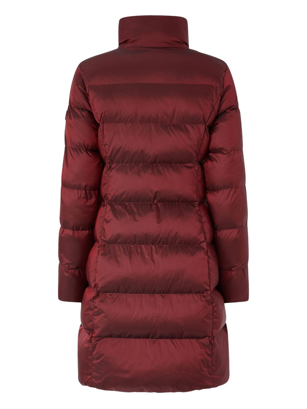 quilted high-neck coat - 2