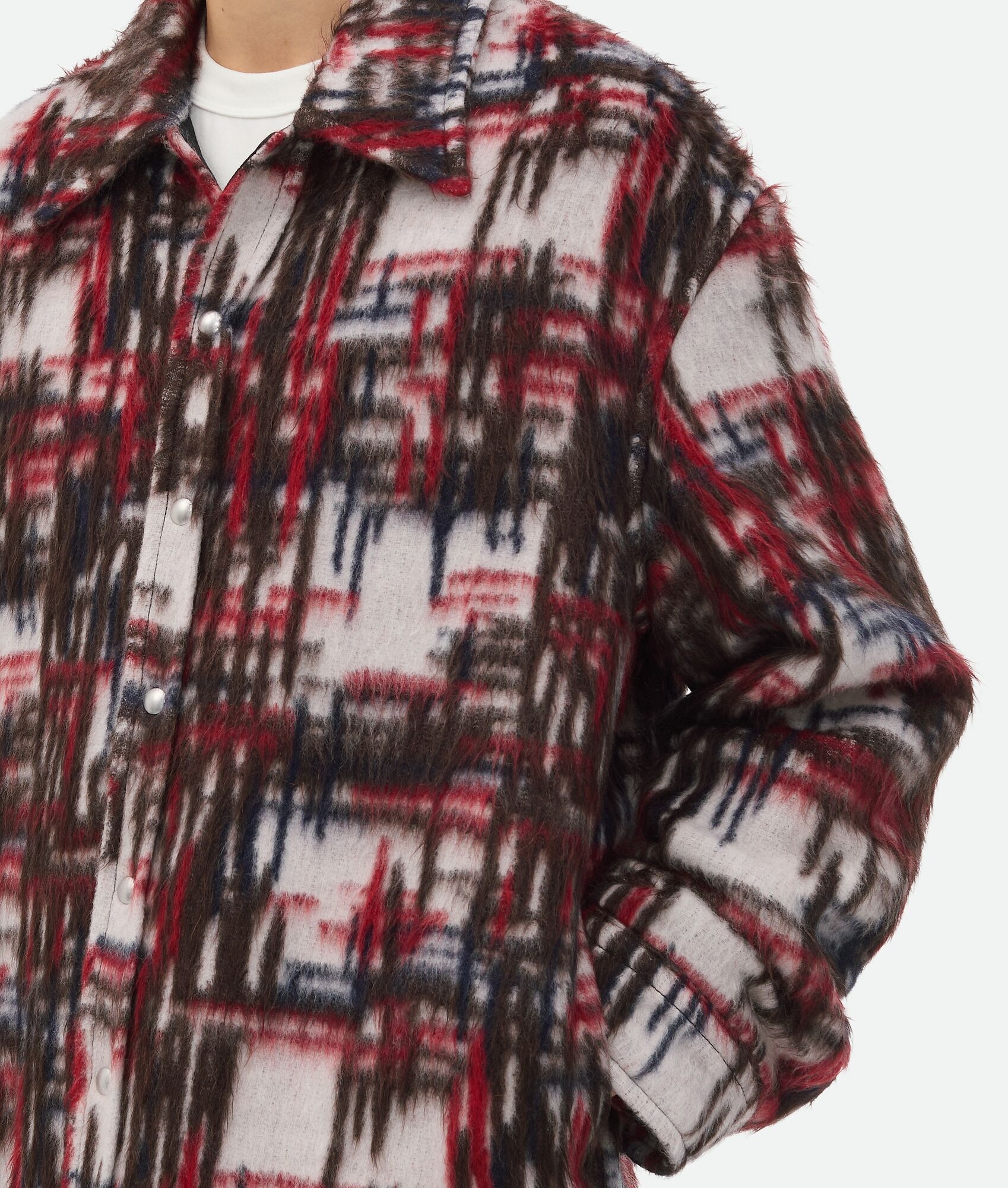 Alpaca Check Overshirt - 4