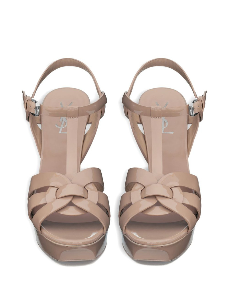 SAINT LAURENT platform sandals outlook