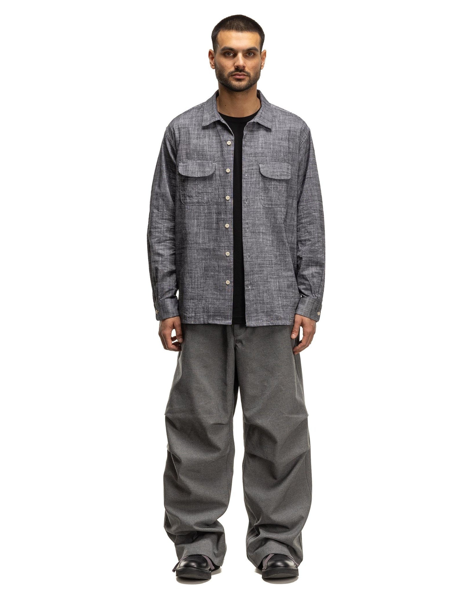 Over Pant PC Hopsack Grey - 2