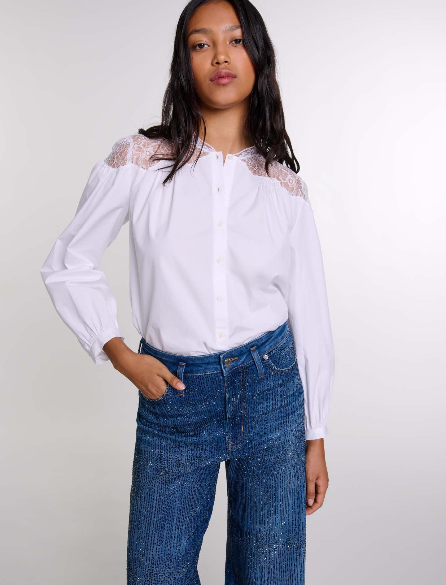 Lace shirt - 5