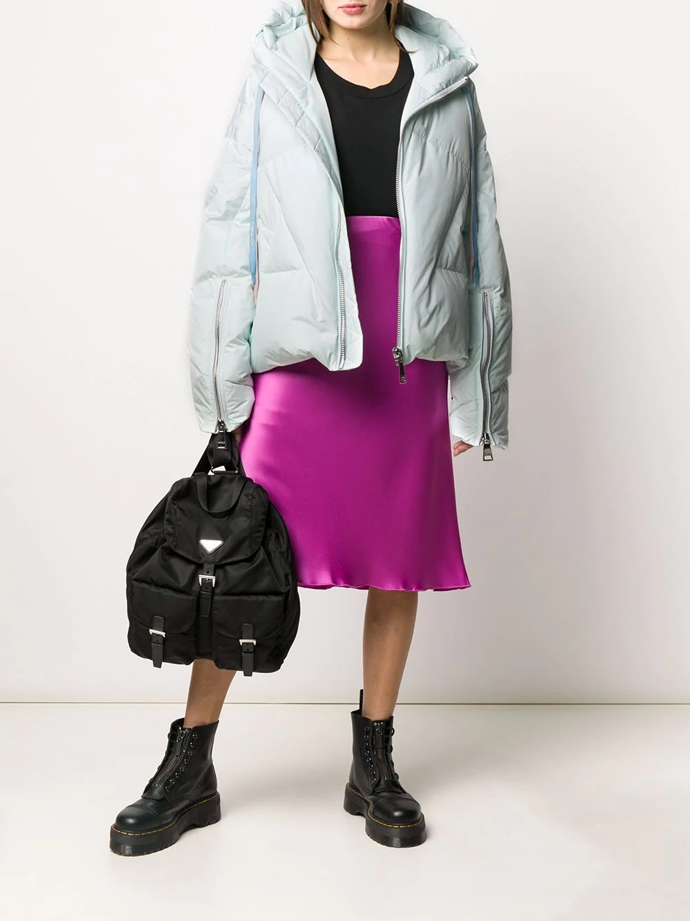 oversized hooded puffer jacket - 2