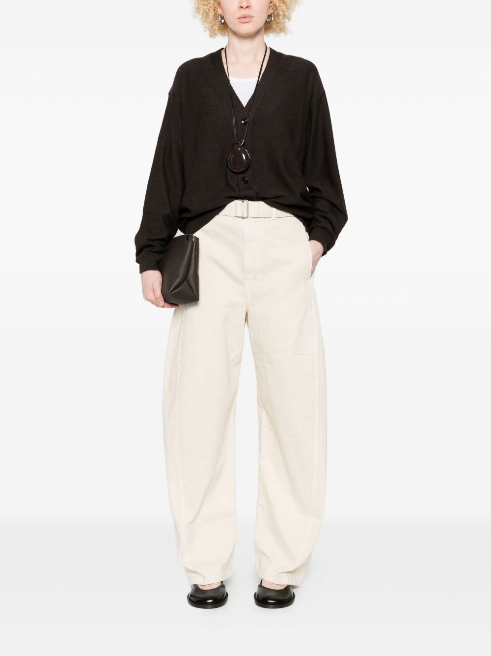 Twisted denim cotton jeans - 2