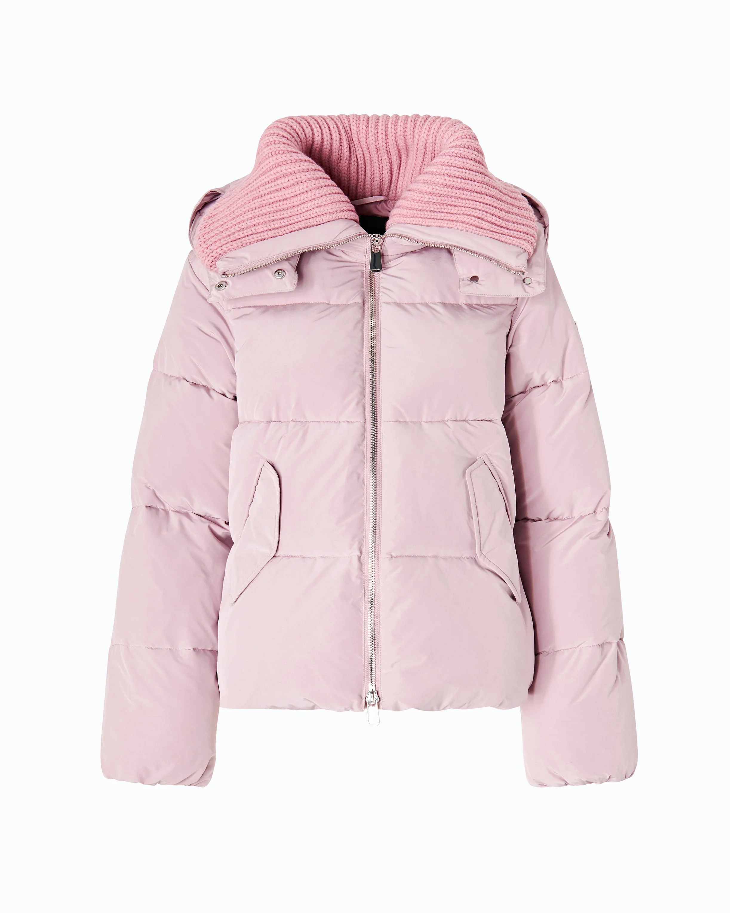 FLARED PEA COAT IN WATER-REPELLENT TECHNICAL CANVAS - 1