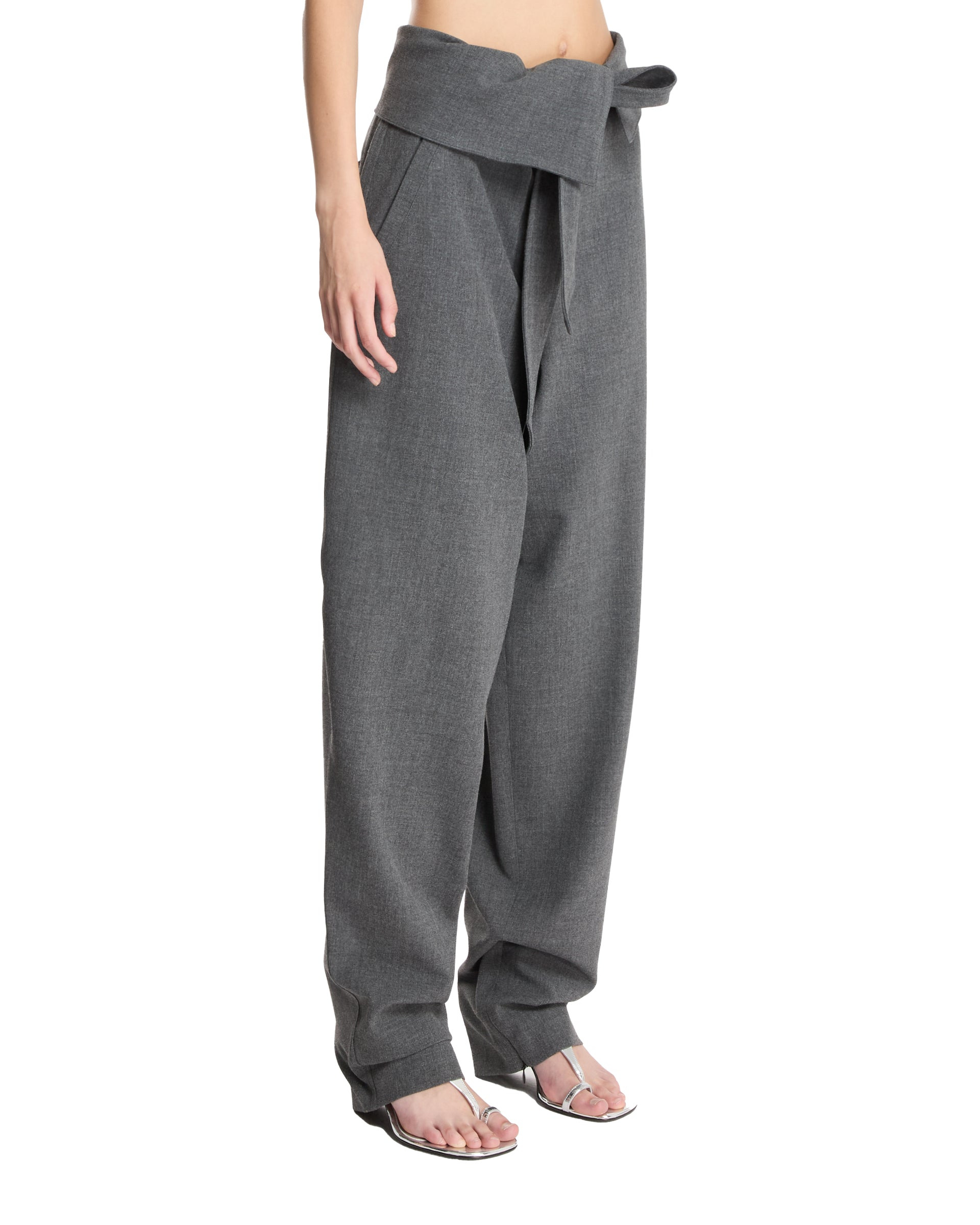 Gray Harem Pants - 4