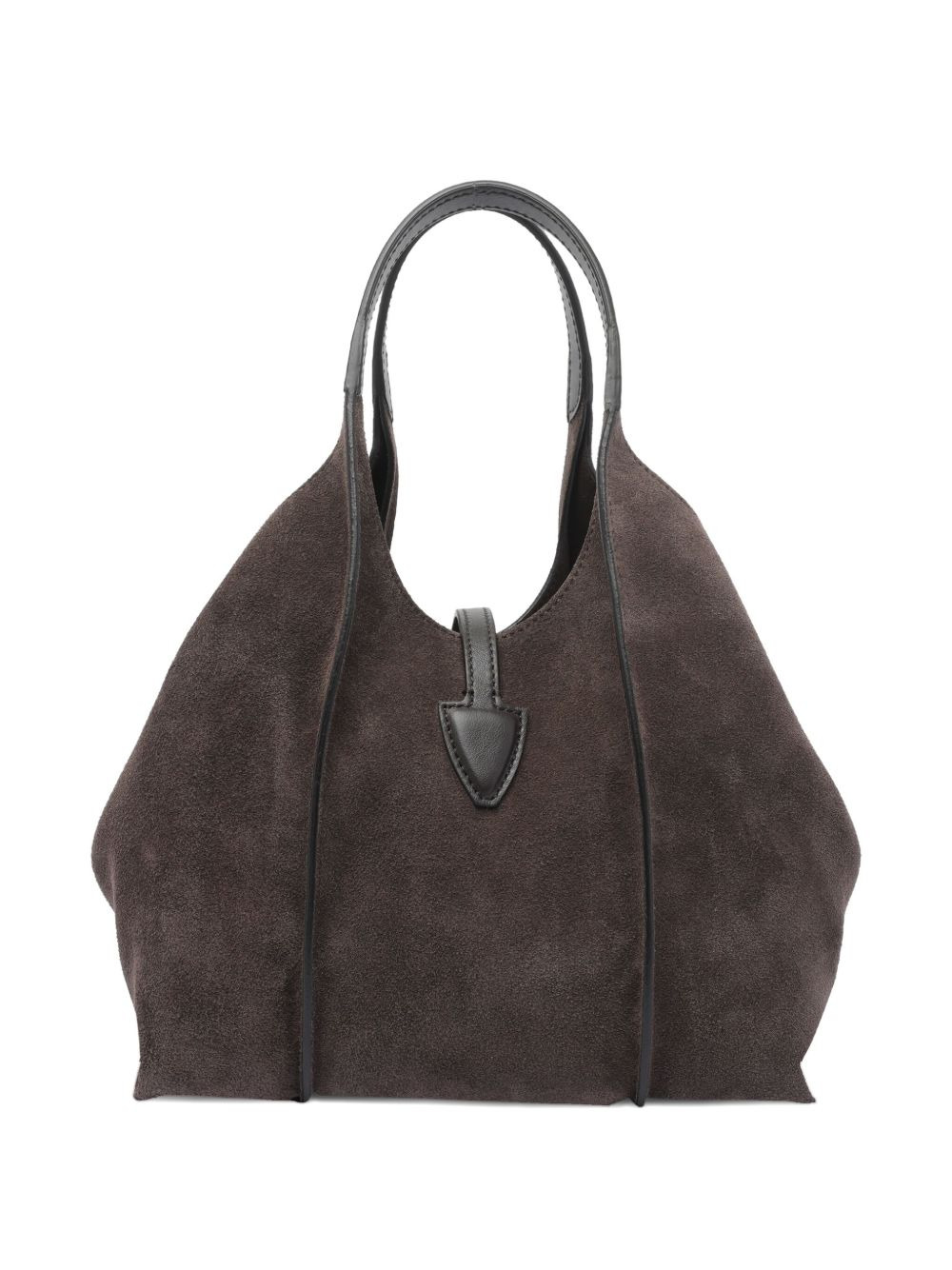 Timeless suede-leather T-buckle shoulder bag - 2