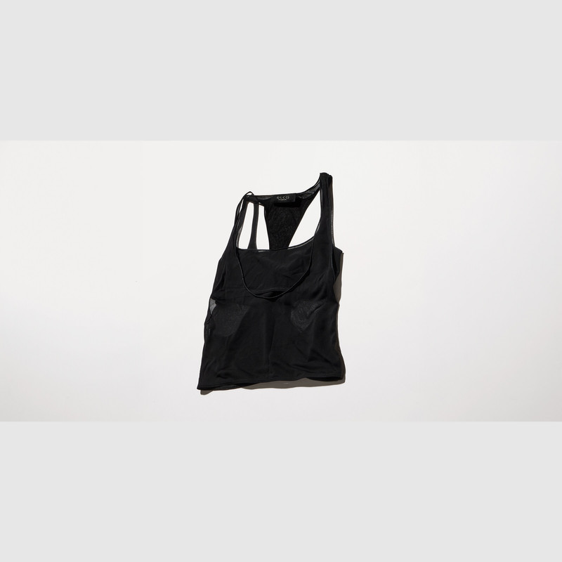 GUCCI Light crêpe jersey bralette set outlook