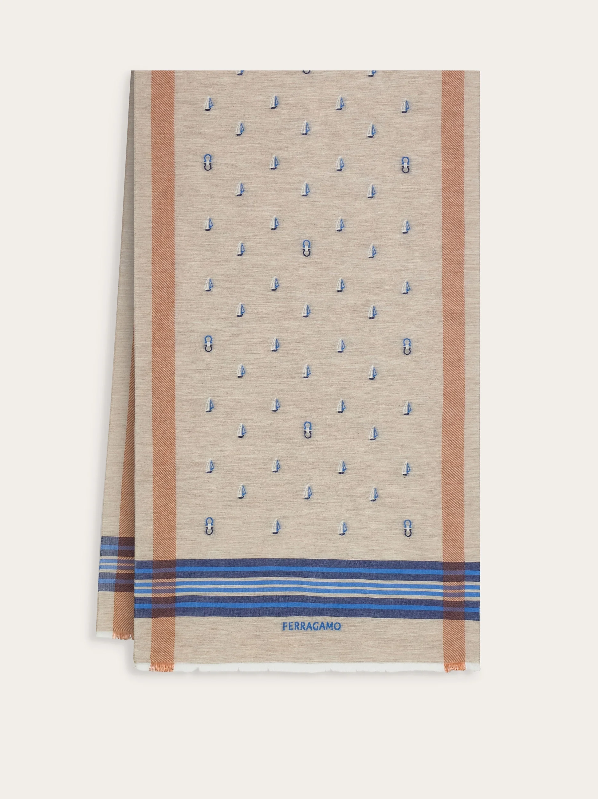 Jacquard scarf - 1