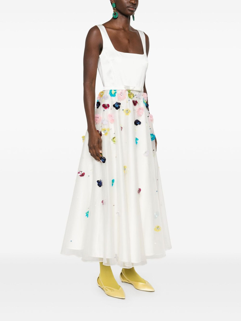 embroidered A-line maxi dress 3