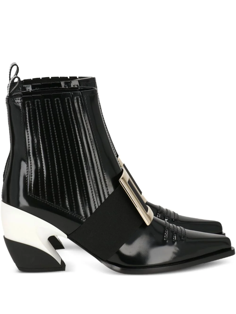 85mm buckle-detail boots - 1