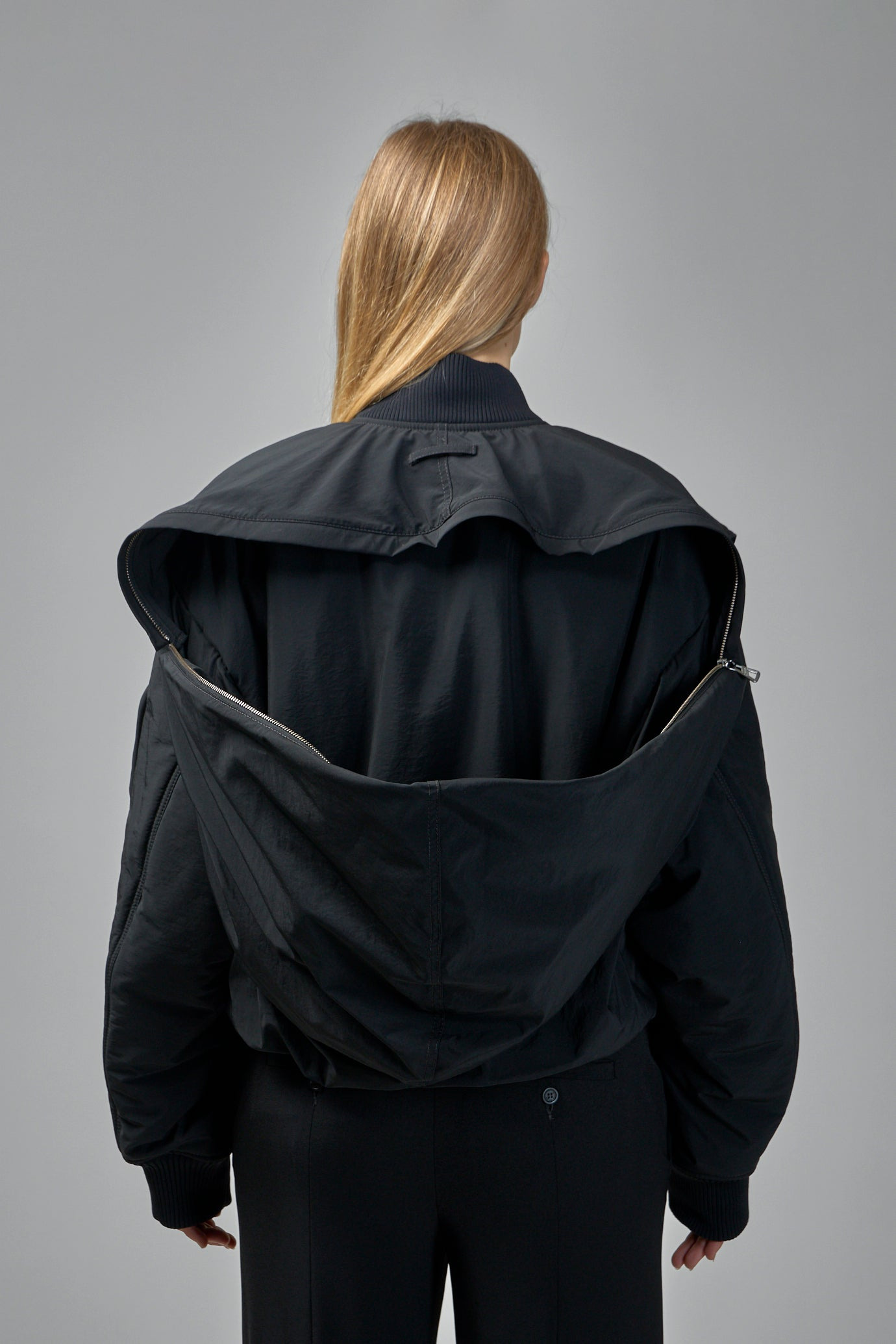 Hooded Bomber Jacket - 6